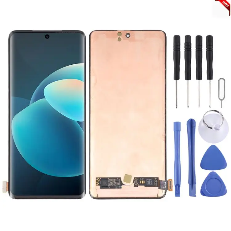 Original AMOLED  Lcd spare parts LCD display pantalla LCD touch Screen Digitizer Full Assembly for vivo X60 V2045 Pro V2046