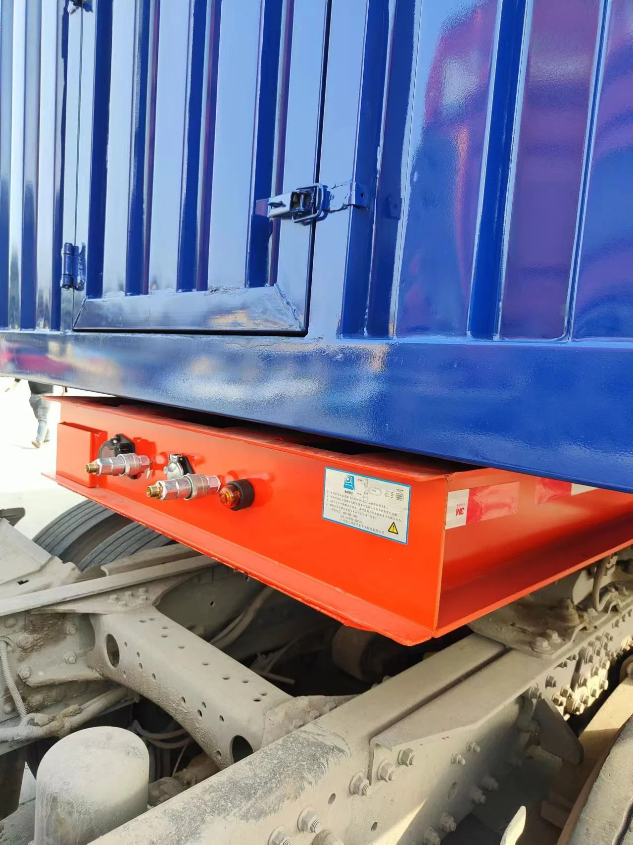 30 ft Container 3-Axis 9.5 m Dump Semi-Trailer from China Fast Delivery Cheap Price Steel Material for Sand Gravel Consignment