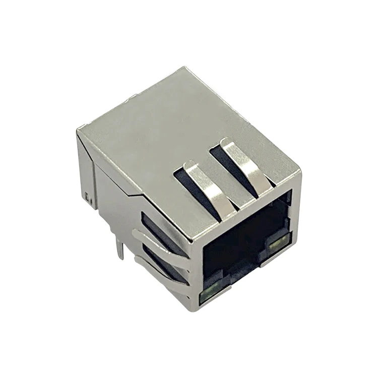 
Shielded Modular Jack 8P8C Ethernet Socket RJ45 Connector With 90 Degree 