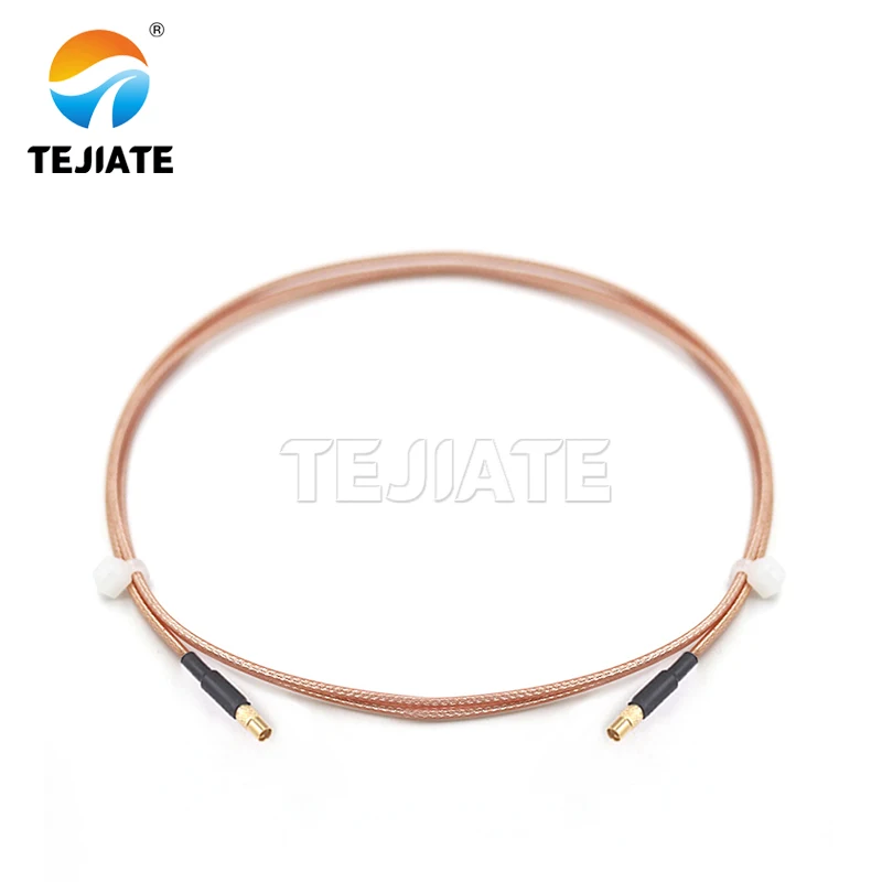 MMCX to MMCX connector RG178 Cable Manufacture Right Angle MMCX female to Female Reverse Connector RG178 signal cable assembly