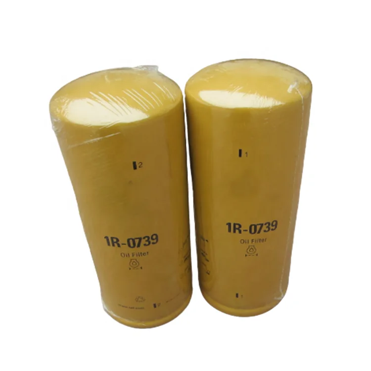 Hongrun High quality  Lube oil  Filter 1R-0739 with genuine package  used for Construction machinery engine