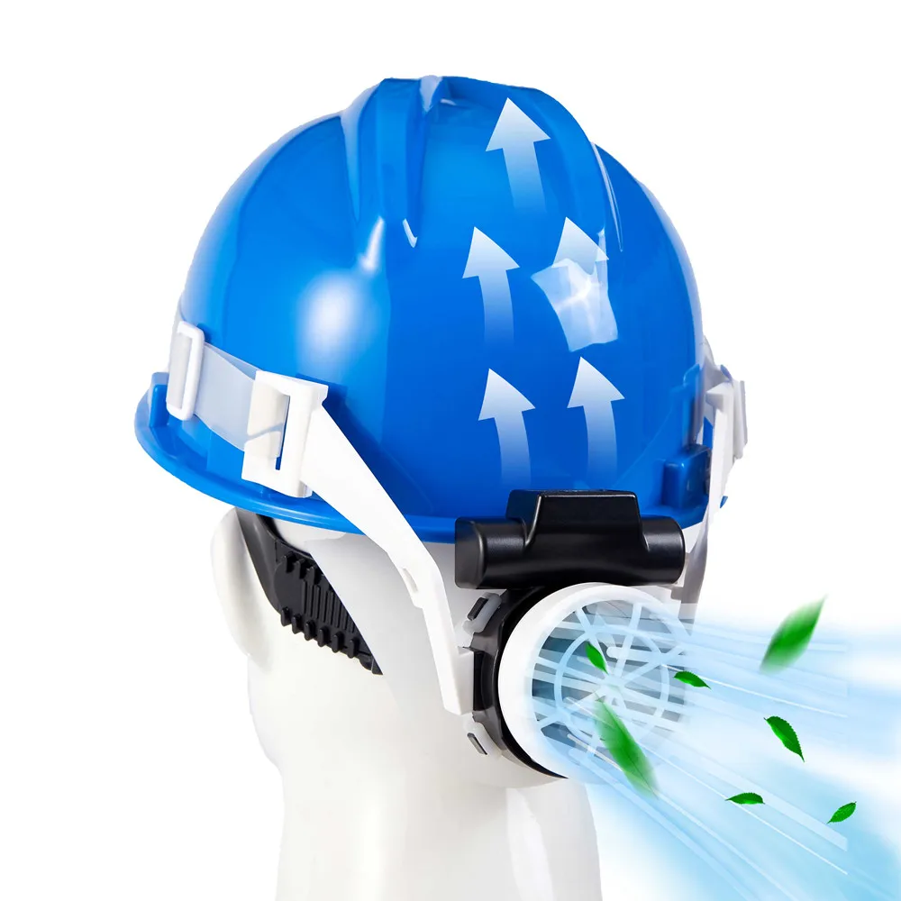 
Summer Labor Protection Hard Hats Fan MSA Industrial Construction Site Safety Cooling Fan Helmet  (1600201678747)