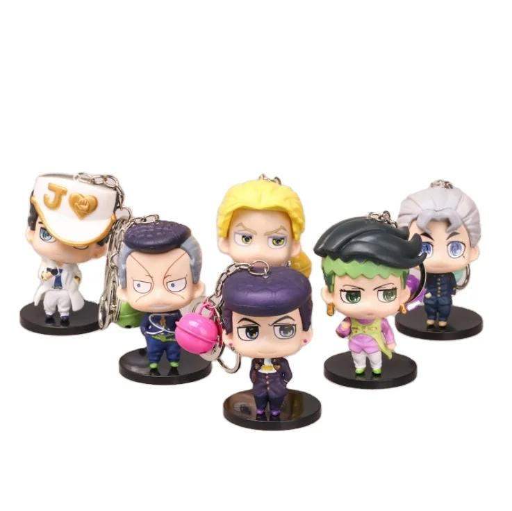 Обувь для косплея; Аниме Jojo странные приключения фигурка брелок Kujo Джотаро Dio Josuke Giovanna Kakyoin фигурку