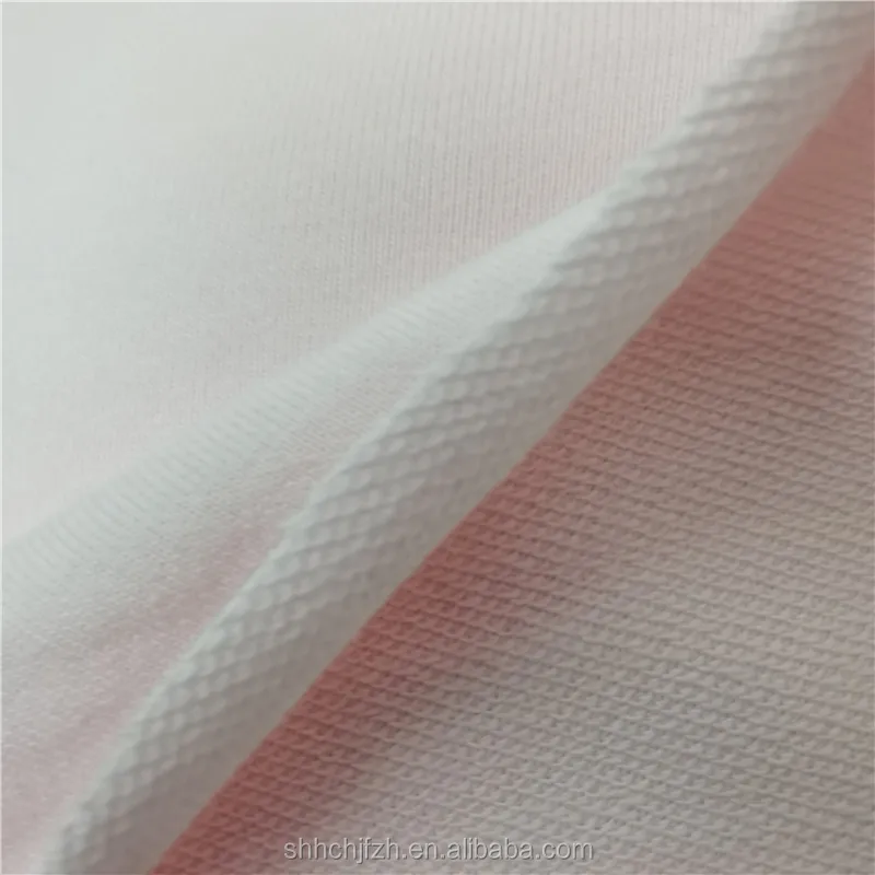 Oeko-Tex Cotton Polyester French Terry TC Terry Knitting Fabric CVC Terry Fabric For Hoodie