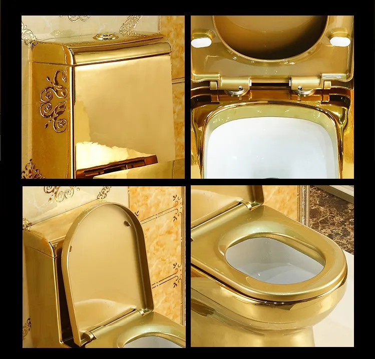 golden ceram gold color toiletrv toilets bidet hotel pumping toilet attachment