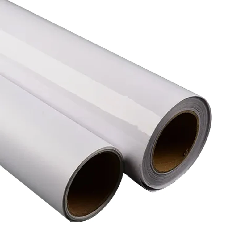 Glossy 100mic PVC Permanent Clear Adhesive Printable Vinyl Roll for Ecosolvent Printing