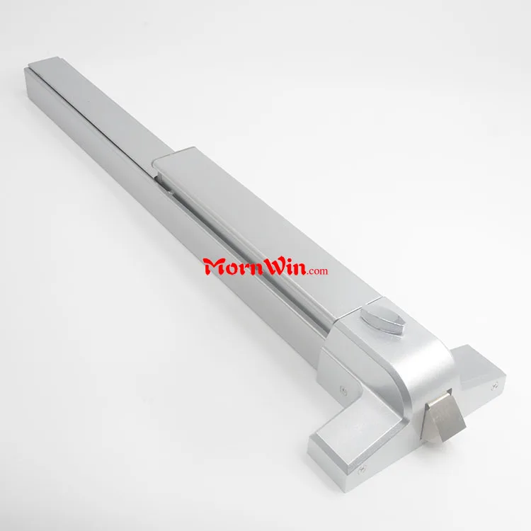 Fire Door Security Device Hardware 1000MM Iron Paint Sliver Push Type Panic Bar Lock