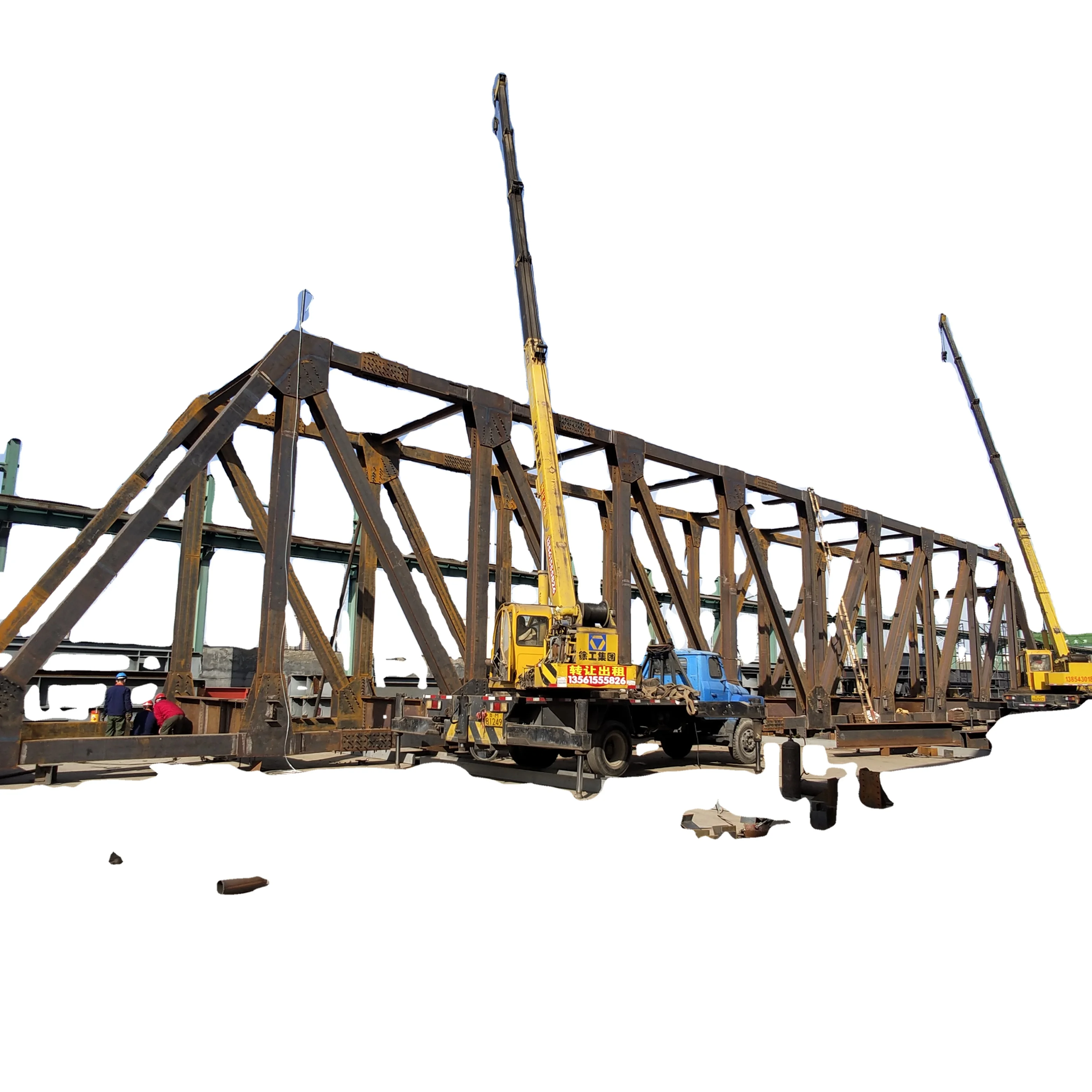 
Through Truss Bridge Railway Steel Bridge 