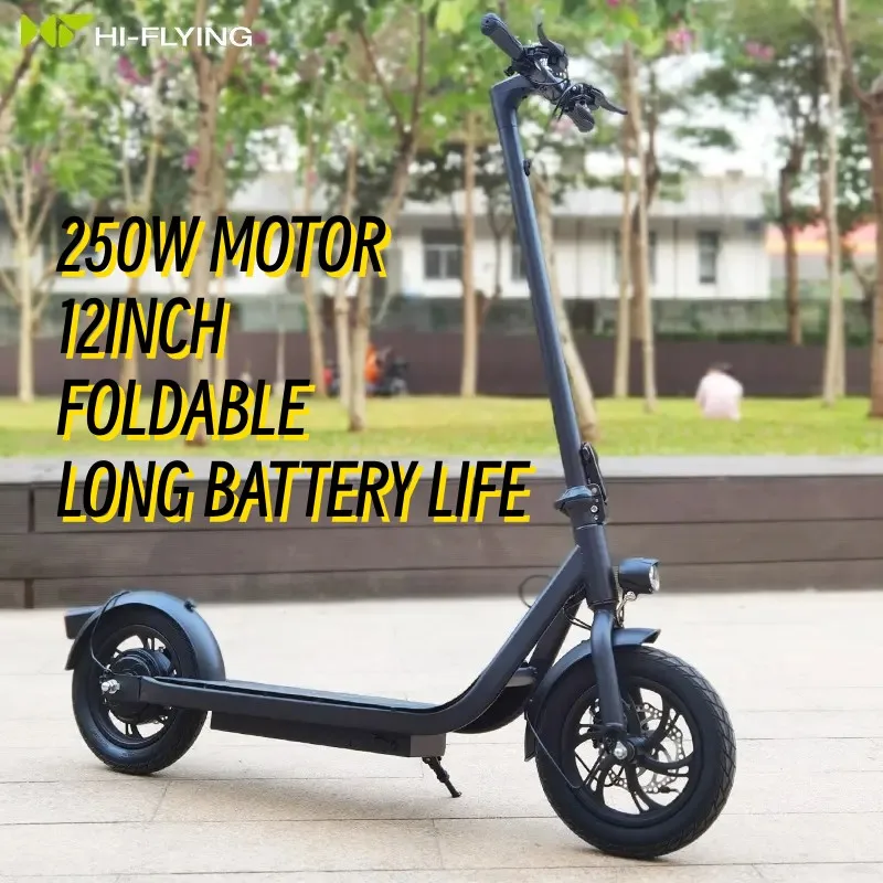 USA warehouse Fast delivery Dropshipping 250W 12 inch Folding Electric Scooter for Adult Electric Scooter