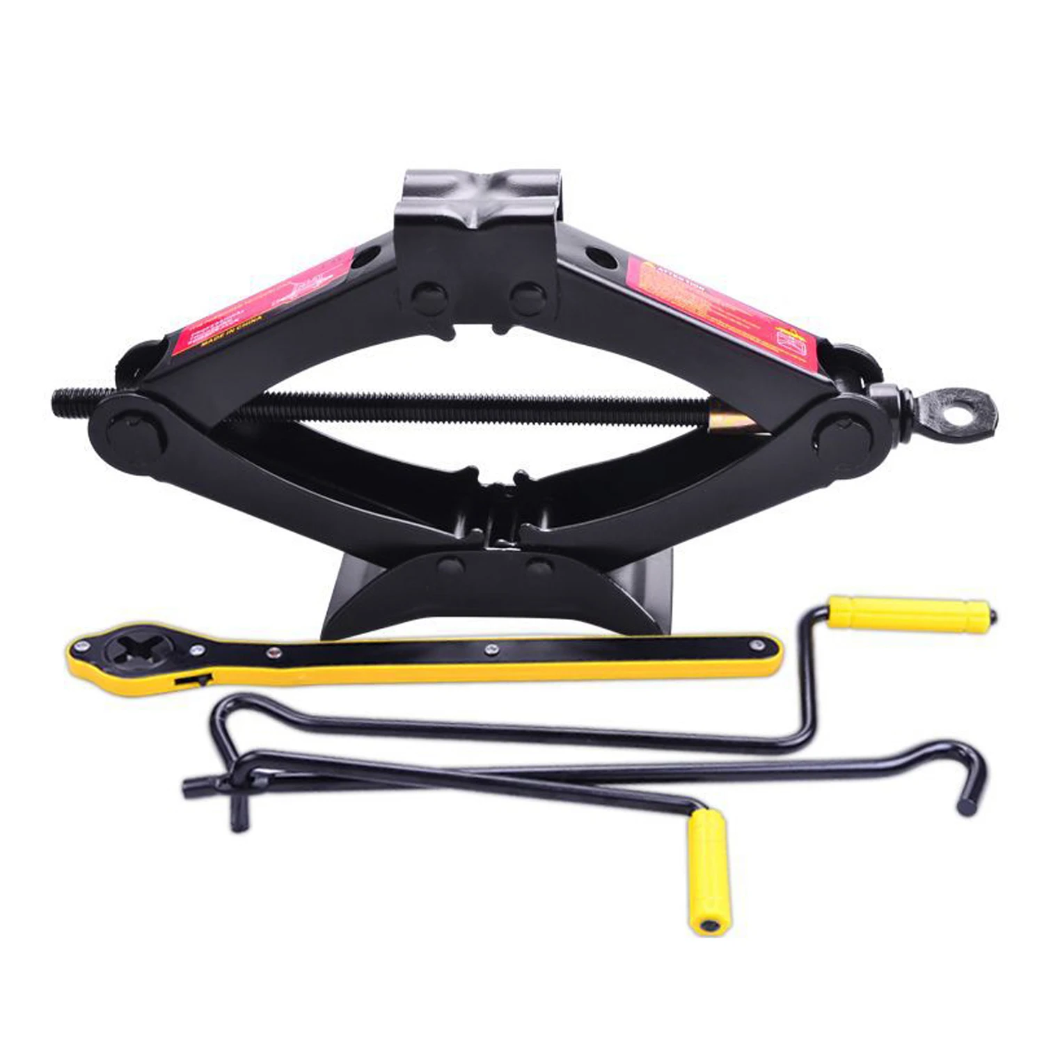 YHSJK001 1 5 тонн (3300 фунтов) комплект Ножничного домкрата с храповым механизмом для