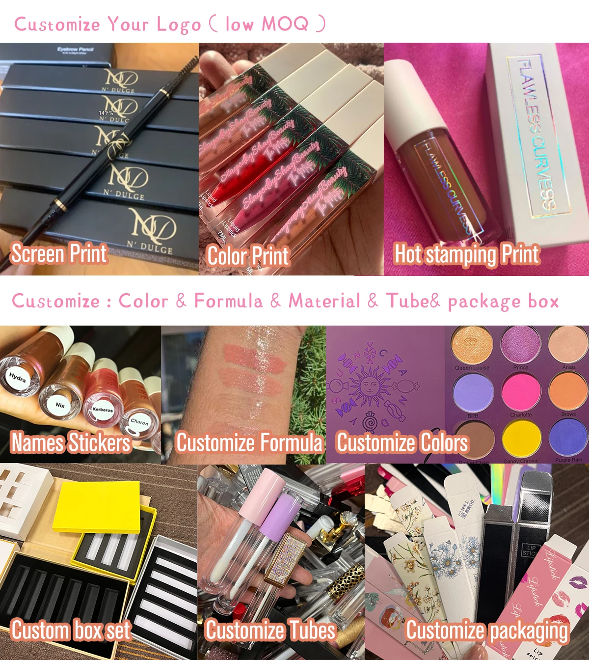 Wholesale private label colored mascara oem natural mascara facial waterproof vegan mascara