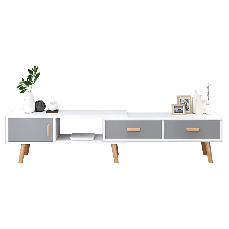 Modern Minimalist Living Room Furniture Set Wooden Tv Cabinet Design