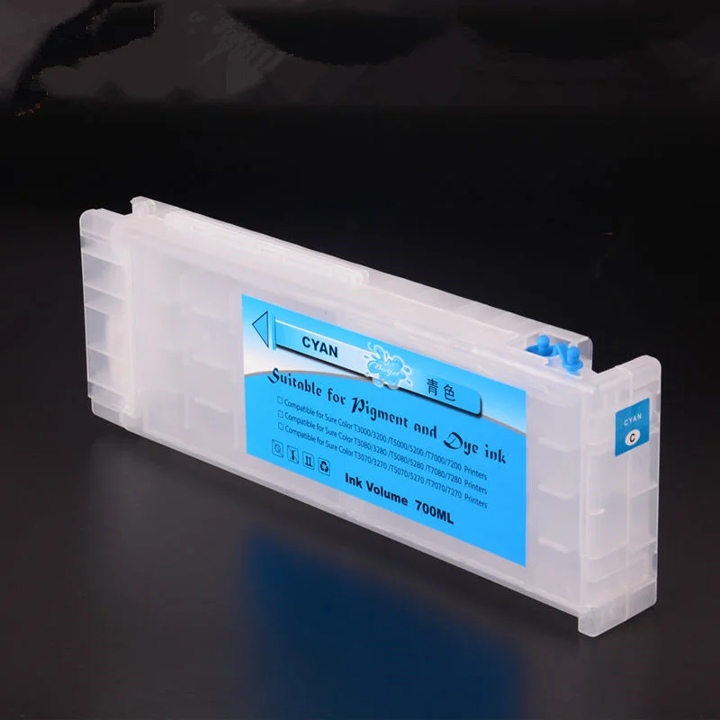 700ML/PC T6891-T6894 Empty Refillable Ink Cartridge With Chip For Epson Sure Color S30670 50670 Printer