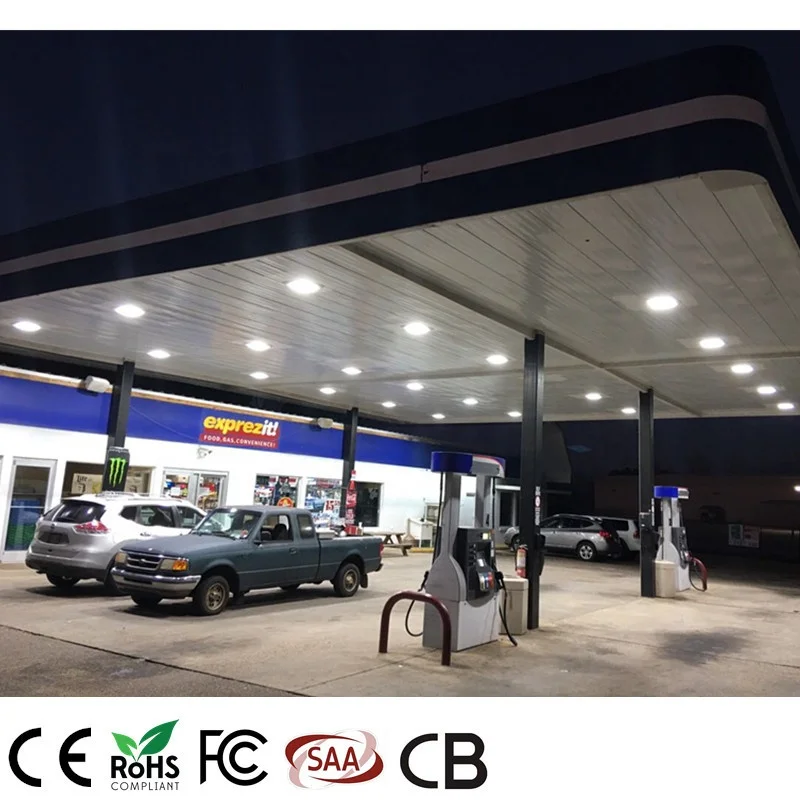 IP65 MW driver Lumileds 3030SMD 120W gas station LED canopy light