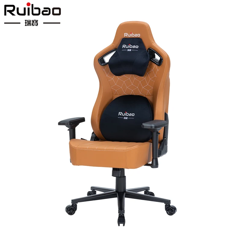 Ruibao Luxury Custom New Design Cheap Computer Gamer PC Racing Gaming Chair ODM OEM PU Leather Recliner Game Chair