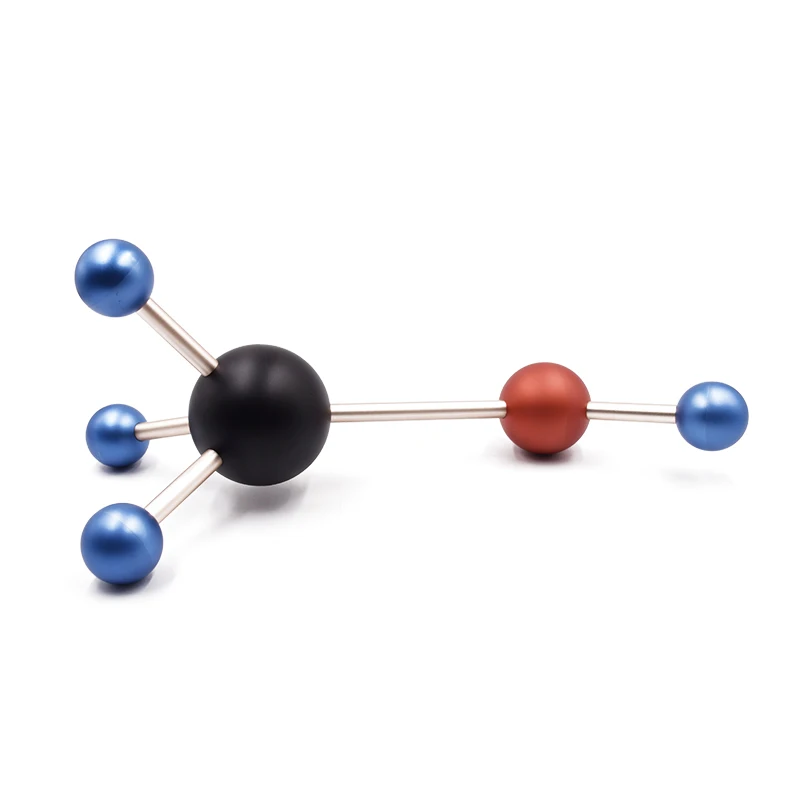 Modern Light Luxury Metal Electroplated Colorful Molecular Decoration Chemistry Teaching Model