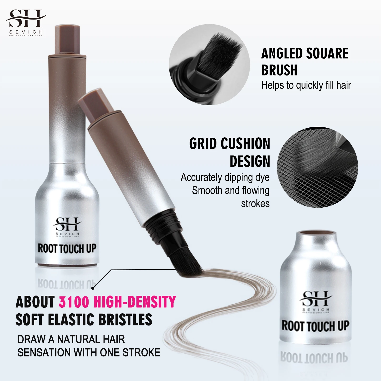 Wholesale Root Touch Up Hair Color Pen Muti-Colors Hairline Concealer Color Dye Stick Shadow Powder