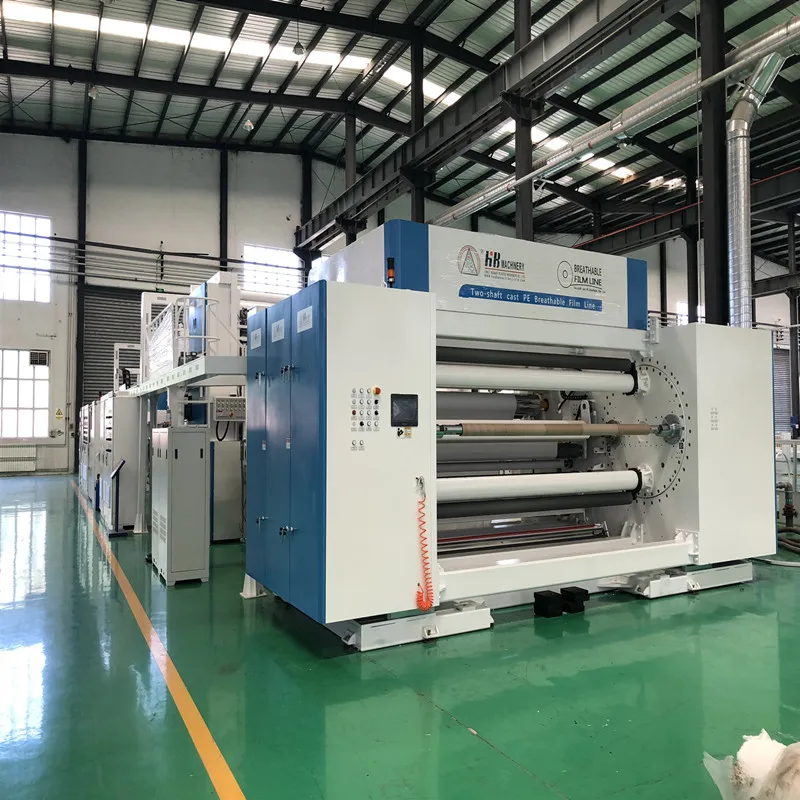 High Quality HB Machinery 5 layers 1500 mm China lldpe extrusion cpe stretch film machine