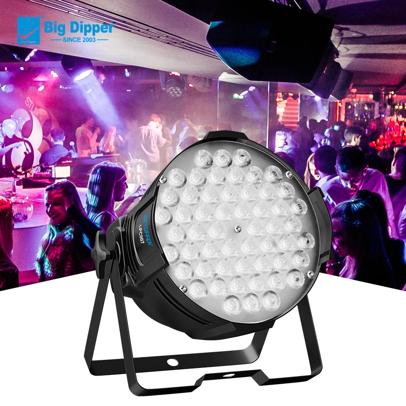 Big Dipper LPC007 LED Par Light 54*3W RGB 3in1 Colorful Stage Light Holiday Party Lighting Local Inventory