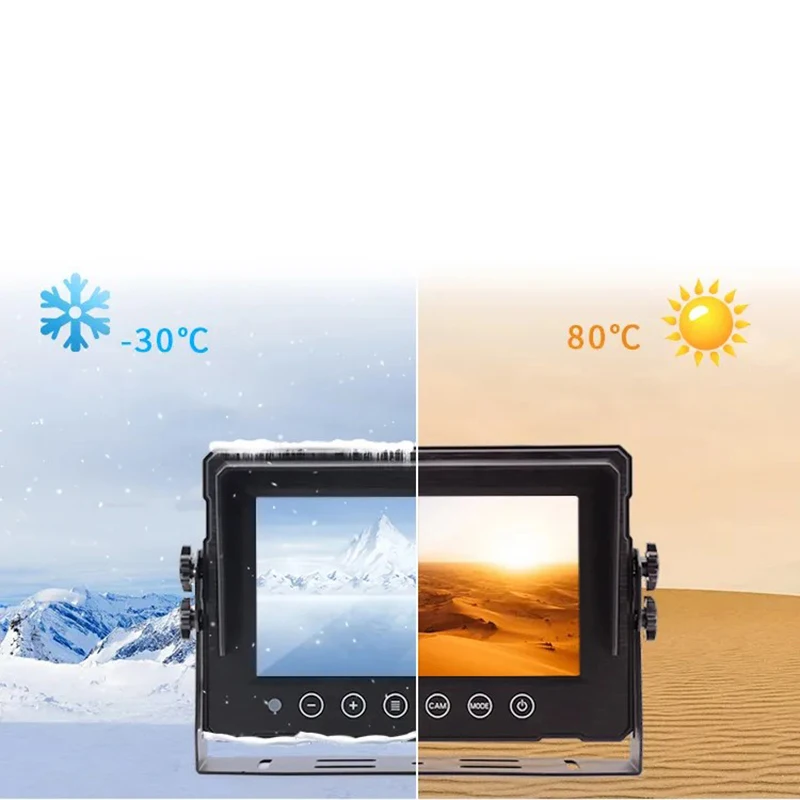 Latest model high quality IP68 waterproof 7 Inch car LCD monitor for car reversing aid system on stock monitor for car