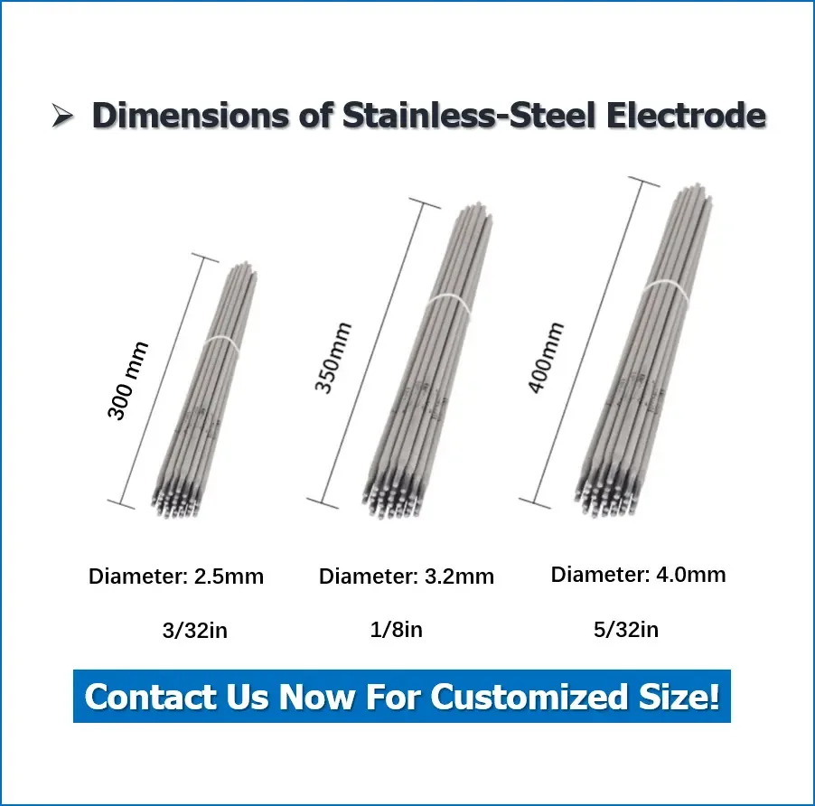 Factory sale Stainless steel welding electrodes E308-16 E308L-16 welding rod