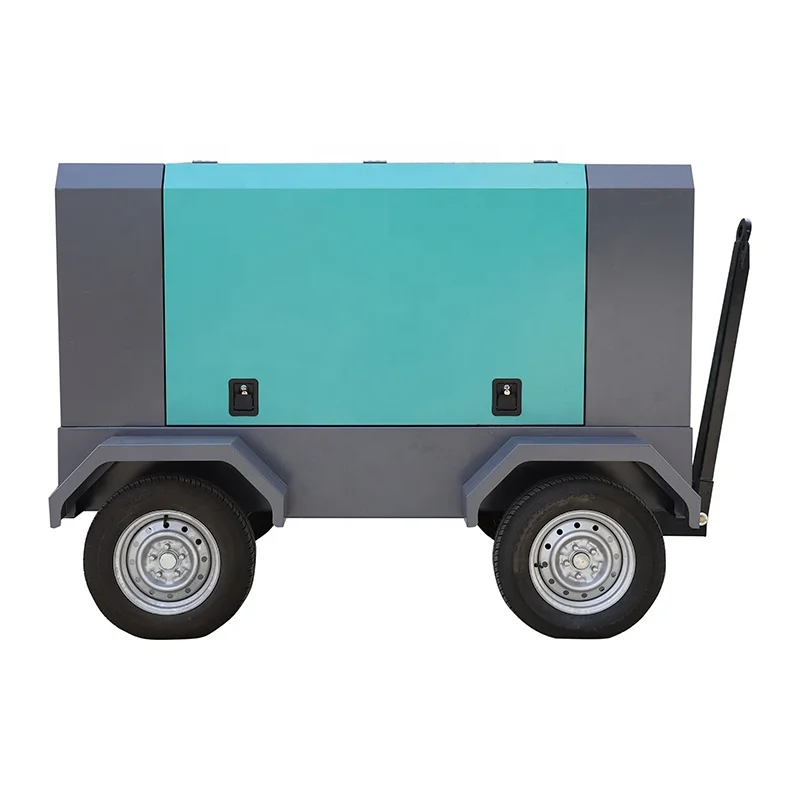 Drilling Rig engineering Portable 15m3/min towable Diesel Air Compressor mobile Manufacturers compressor diesel