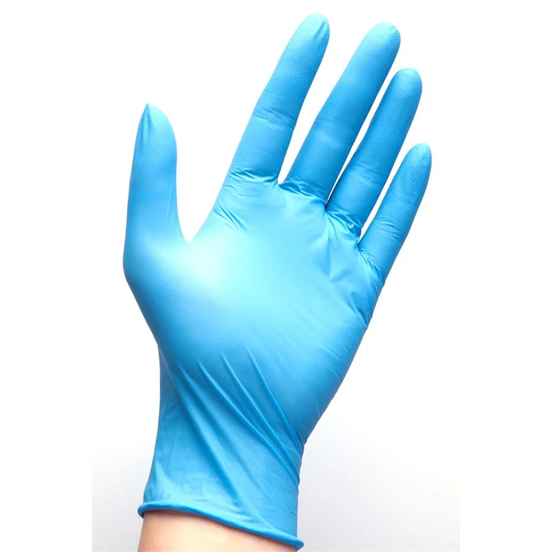 Blue Powder Free Disposable Compound Nitrile Exam -Gloves