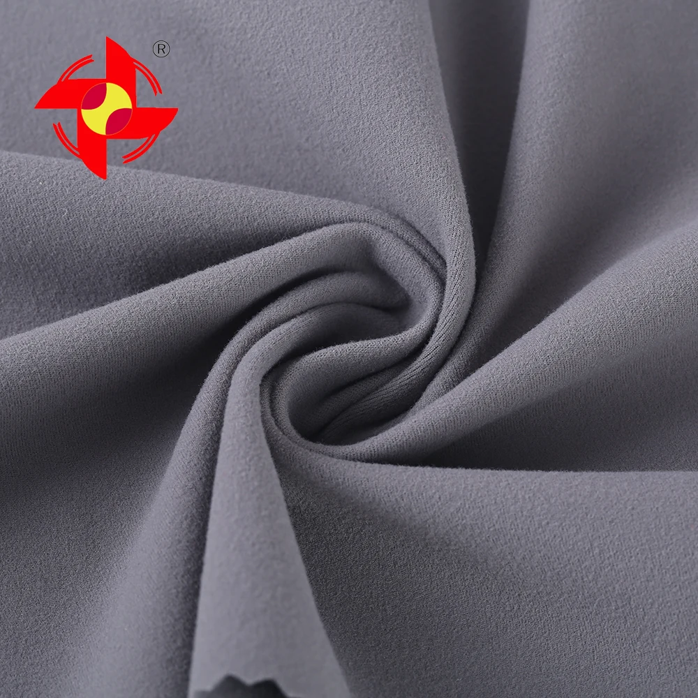 23 Spandex 180gsm Weft Knitted Double Sided Brushed Fabrici Hot Selling 4 Way Stretch 77 Nylon for Lululemon Leggings Plain