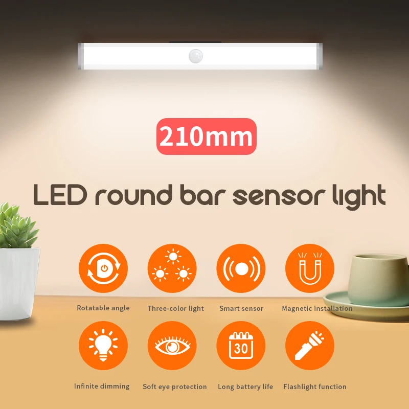 Factory Directly China Cheap Led Sensor Night Light with Motion Sensor Rechargeable Sensor Night Light