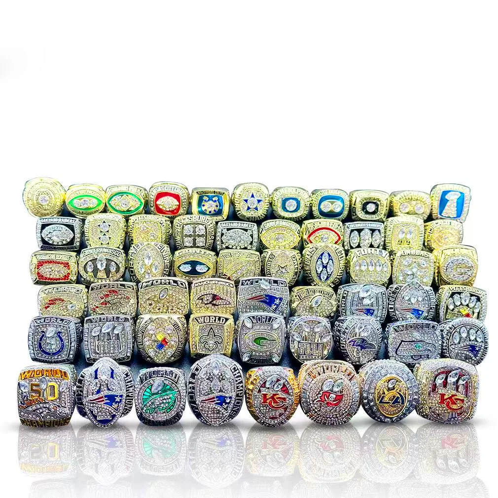 Wholesale NFL1966-2023 Championship rings 57pcs Patriots vs. Dallas Cowboys vs. Oakland custom sports jewelry fashion classic