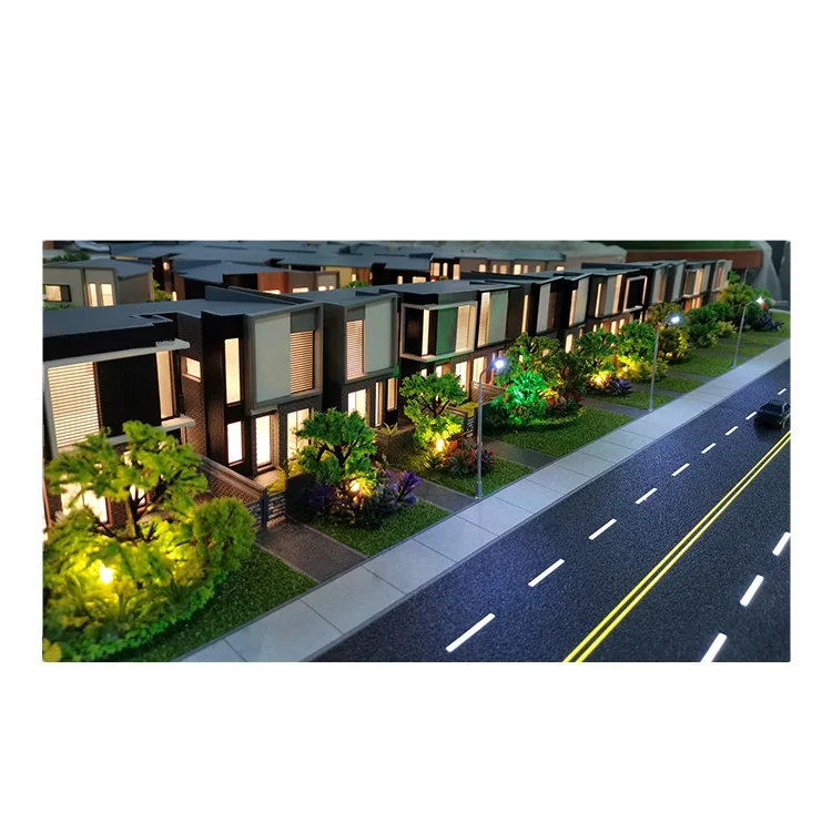 Scale 1/100 architecture service for modern villa design