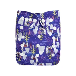 ALVABABY Factory Baby Pocket Nappy Reusable Washable Cloth Diaper All in One Soft Breathable Cloth Diaper
