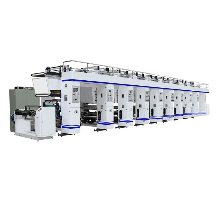 superior quality 6 color used rotogravure printing machine