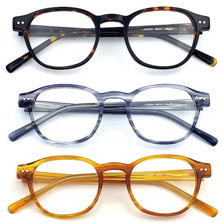 Wholesale Acetate Custom Factory Price Acetate for Glasses Occhiali Gafa Handmade Eyewear
