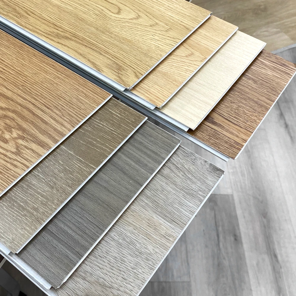 China Factory 5Mm Style Lvt Vinyl Interlocking Spc Flooring 6Mm