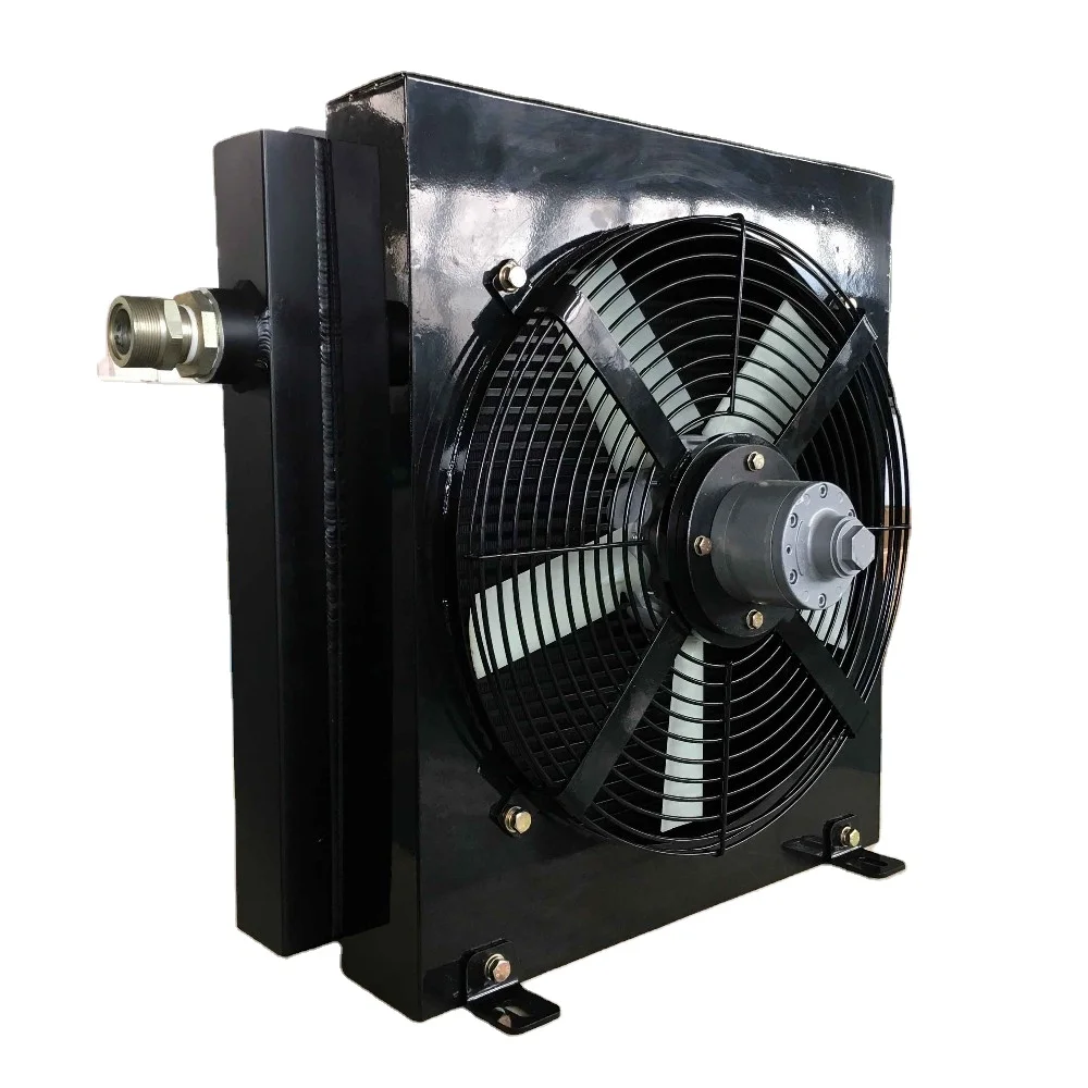 Competitive price hydraulic oil cooler oil air cooler heat exchangers with hydraulic motor
