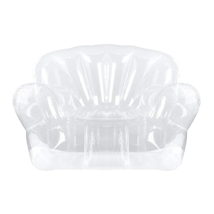 Inflatable Sofa/chair Green Transparent Sofa Bed Sets Foldable Customized OEM ODM Modern Sofa Chair