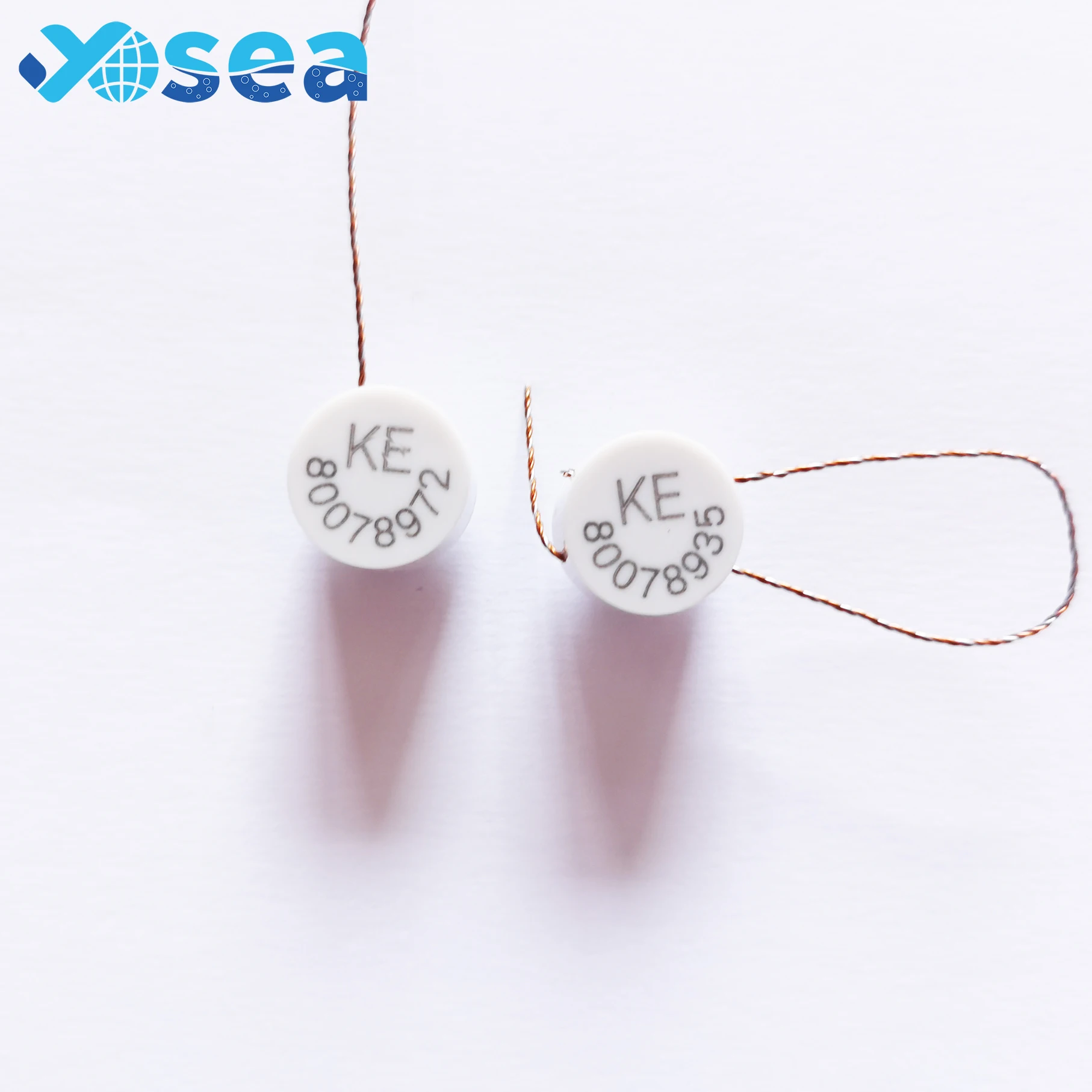 customer print automatic metering storage box sealed grain container anti-tampering water meter connecting seals