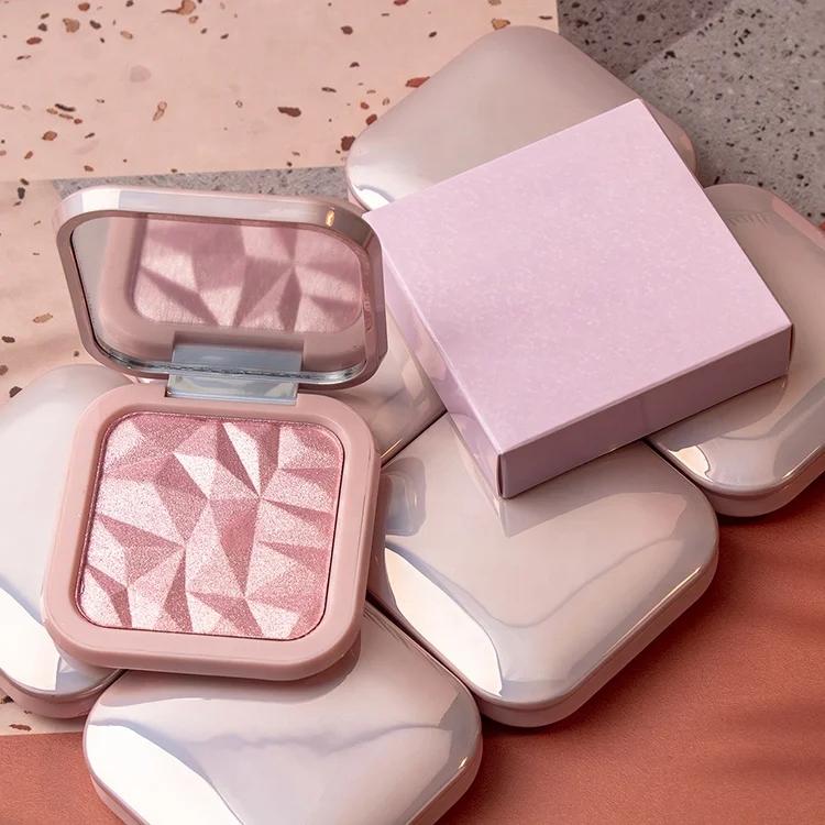 Best Quality Highlighter Diamond Highlighter Private Label Single Pink Highlighter Makeup