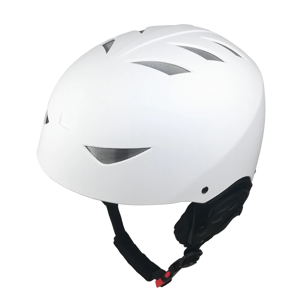 Корпус из АБС-пластика с подкладкой из пенополистирола и белый лыжный шлем на заказ