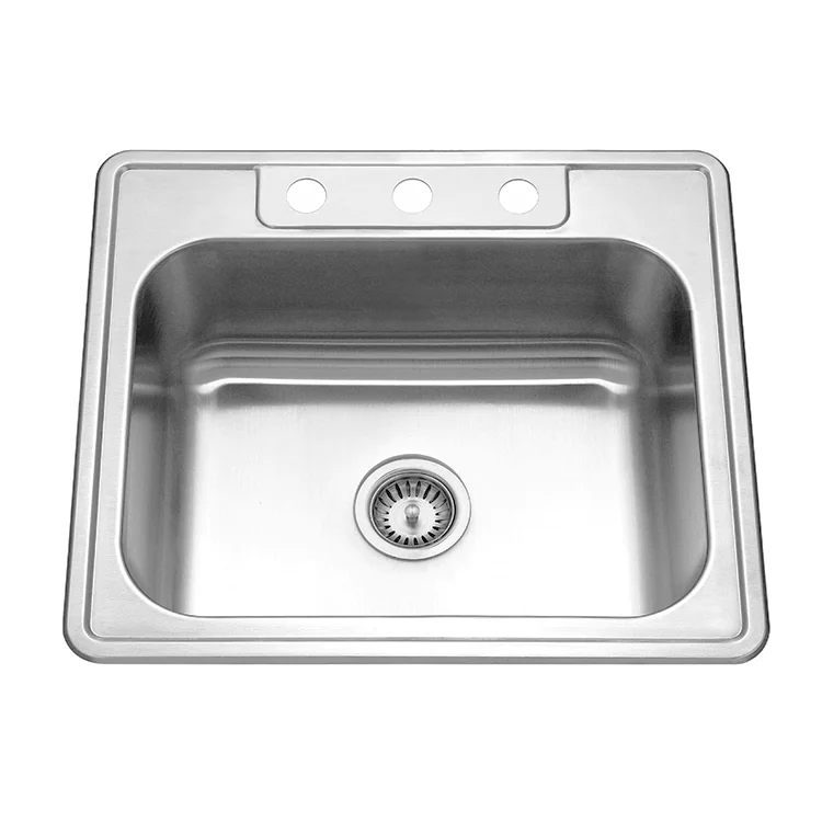 Apartment UPC Modern single bowl portable camping utility sus304 sink with dispenser and faucet