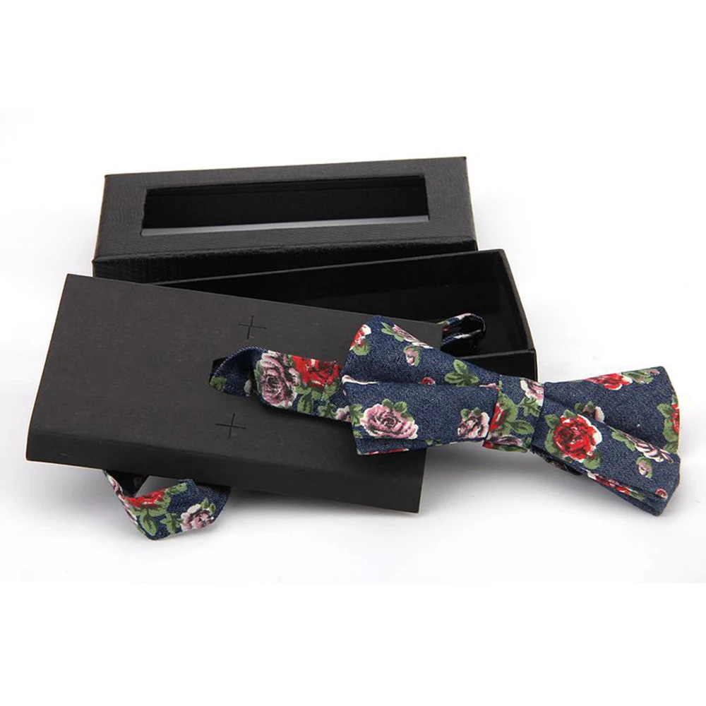High Quality Paper Cardboard Custom Packaging Gift Bow Tie Box With Your Logo
