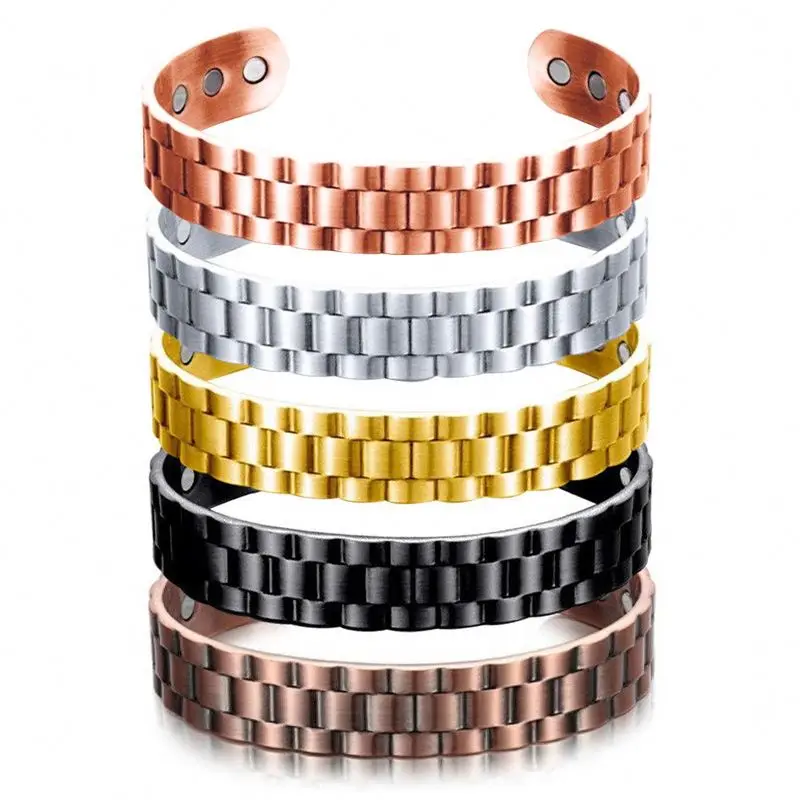 XYST  of new European and American fashion opening adjustable magnet bracelets, circular alloy geometric mesh bracelets