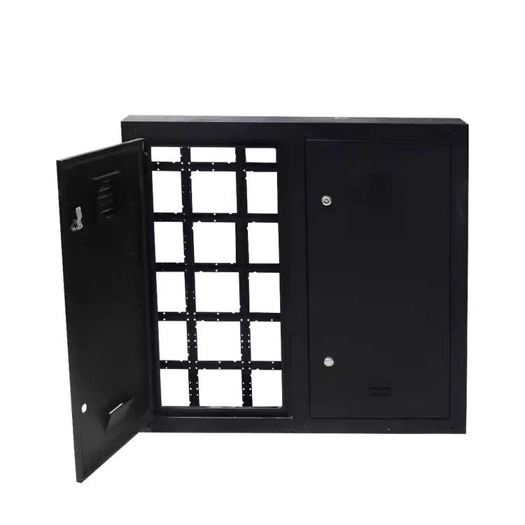 The New Listing Outdoor Front Maintenance Iron Cabinet For Advertising Fixed Led Display Screen Cabinet