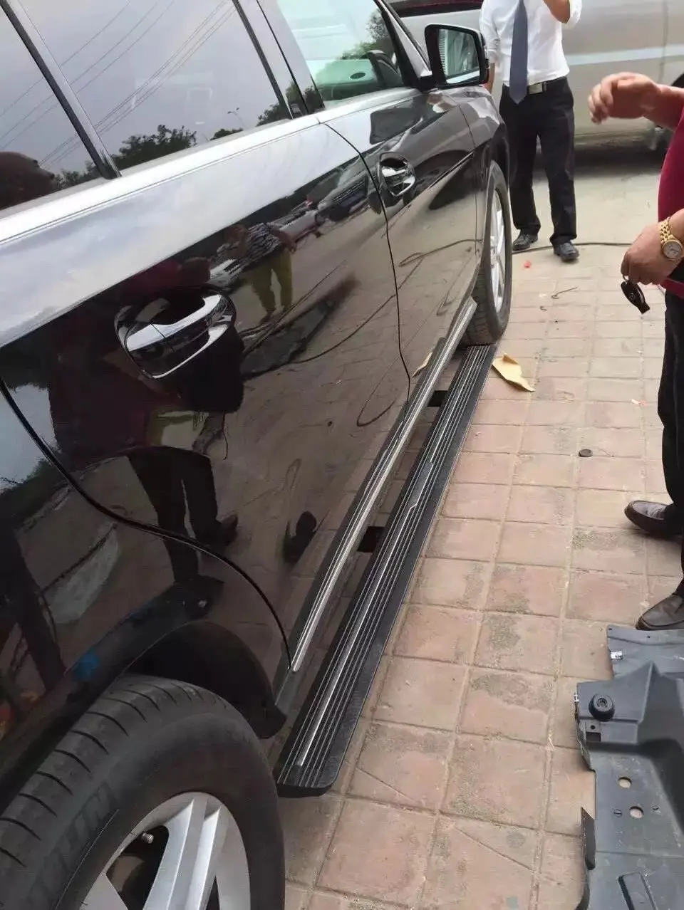 Electric Side Step For Benz GL Power Running Boards Fit GLE350 450 GLS GLK ML Aluminium Alloy Car Auto Pedal  Factory Low Price