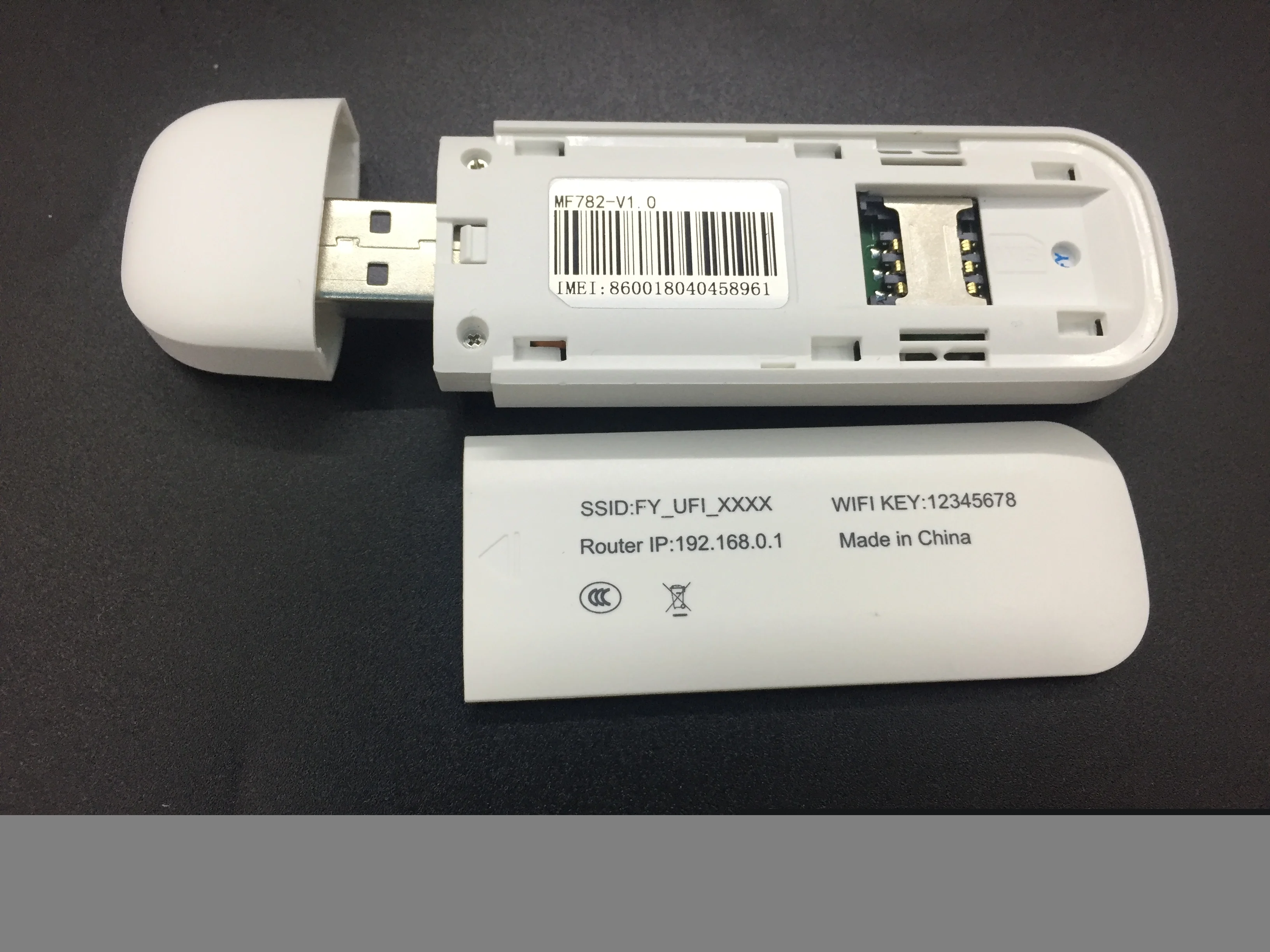 ZTE 4G модем MF782 (OEM E8372) wifi sim карта USB ключ плюс пара антенн Carfi PK huawei E8372