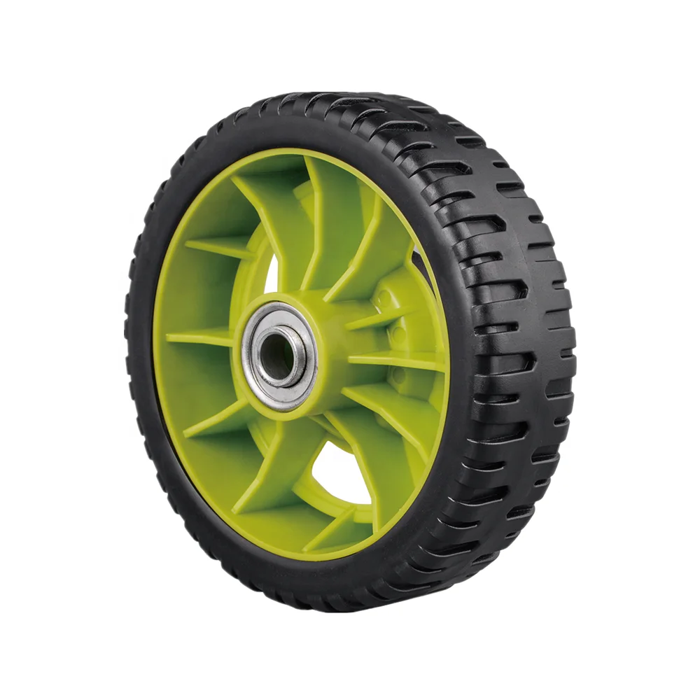 6 inch plastic car cooler wheels for lawn mower, plastic ice barrel beach cooler box, bbq grill wheels