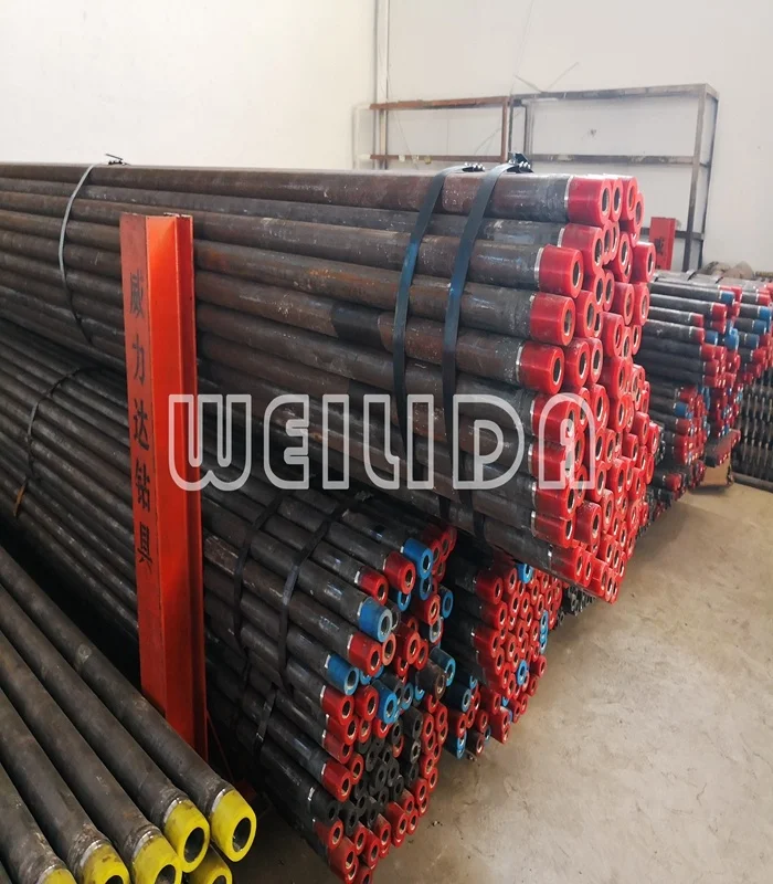 50mm 60mm 89mm water well drill pipe with tool joint for rotary drilling rig