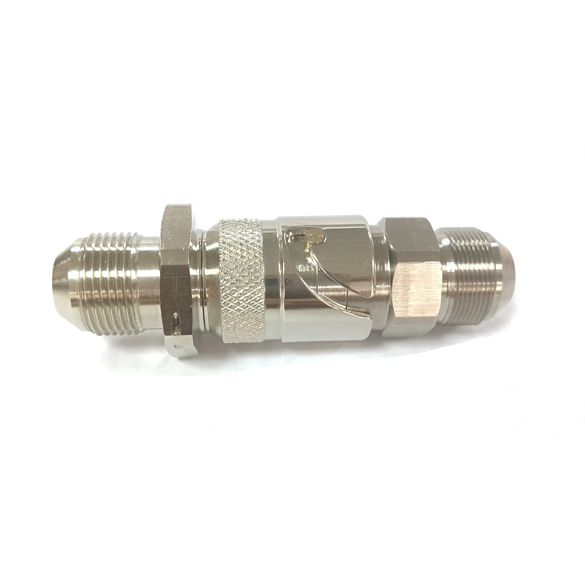 Aluminum Dry Brake Hydraulic Coupling Quick Release Disconnect Hose Adapter Fittings Bayonet Type Fluid Connector
