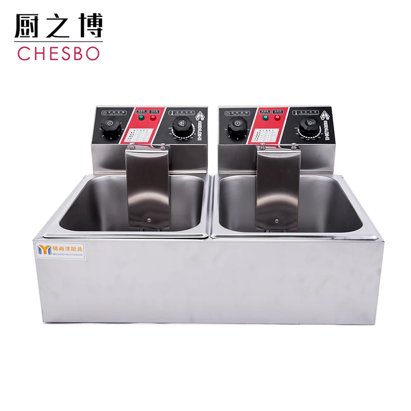 Professional supplier electric deep fryer deep frying potato machine for potato chips french fries